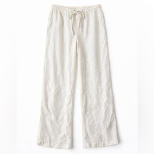 Brandy Melville Off-White Linen Pants